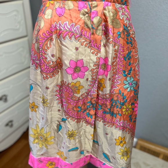 Julie Brown NYC 100% silk Cantina midi dress size 6 - Picture 4 of 9